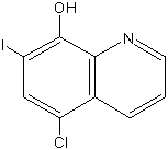 Clioquinol (5-chloro-7-iodo-quinolinol)