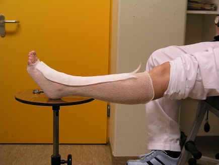 Niet-elastisch compressieverband