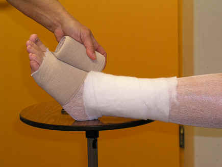 Niet-elastisch compressieverband