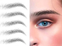 Plak tattoo wenkbrauw