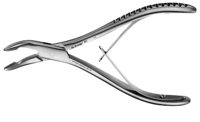 Knabbeltang voor het afknippen van teentjes en bot