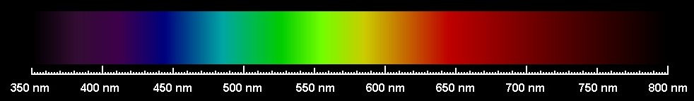 Zichtbaar licht spectrum